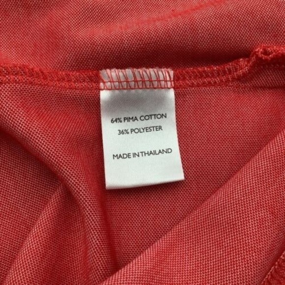 Black‎ Clover Mens Short Sleeve Golf Polo Red Size Large - Picture 5 of 6